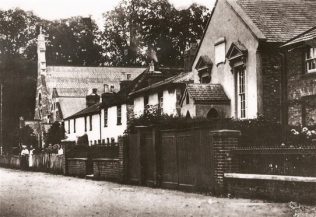 Chapel Row, Harefield. The Methodist Chapel is on the left. | Reg Neil Collection