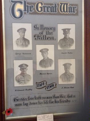 West Burton Chapel WW1 Memorial | click to enlarge