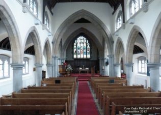 Four Oaks Methodist Church Interior Four Oaks Methodist Church Interior