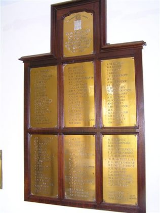 WW1 Memorial, Kingswood School Chapel