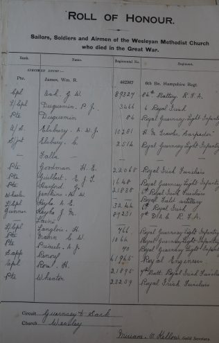 Wesley, Guernsey & Sark. Methodist Archive and Research Centre (reference MA 8030 item 32) | Trustees for Methodist Church Purposes, 2018