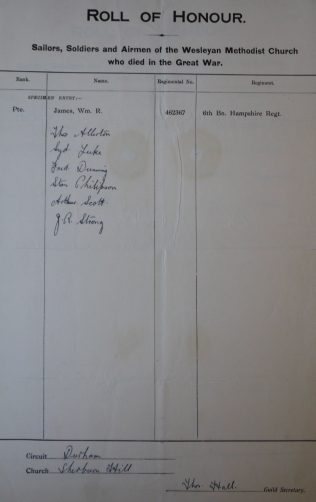 Sherburn Hill. Methodist Archive and Research Centre (reference MA 8030 item 113) Sherburn Hill. Methodist Archive and Research Centre (reference MA 8030 item 113) | Trustees for Methodist Church Purposes, 2018