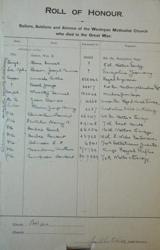 Belper Circuit. Methodist Archive and Research Centre (reference MA 8030 item 134) Belper Circuit. Methodist Archive and Research Centre (reference MA 8030 item 134) | Trustees for Methodist Church Purposes, 2018