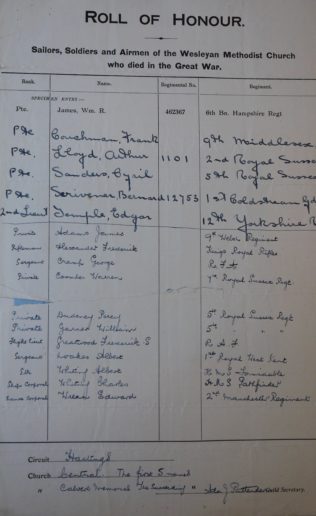 Hastings. Methodist Archive and Research Centre (reference MA 8030 item 141) Hastings. Methodist Archive and Research Centre (reference MA 8030 item 141) | Trustees for Methodist Church Purposes, 2018