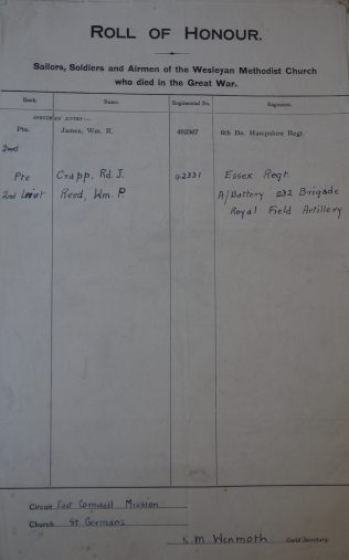 St. Germans. Methodist Archive and Research Centre (reference MA 8030 item 180) | Trustees for Methodist Church Purposes, 2018