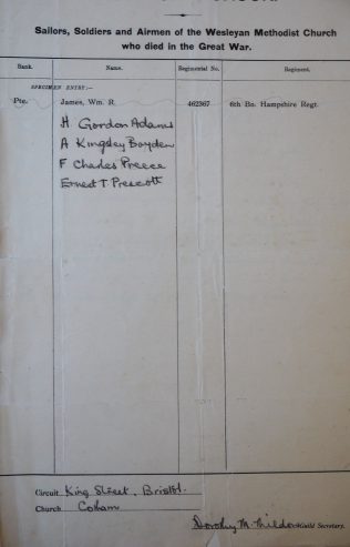 Cotham. Methodist Archive and Research Centre (reference MA 8030 item 213) Cotham. Methodist Archive and Research Centre (reference MA 8030 item 213) | Trustees for Methodist Church Purposes, 2018