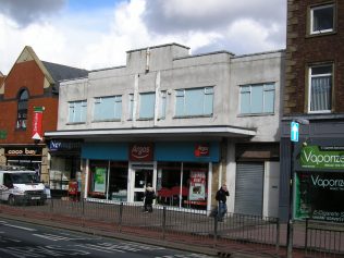 Retail premises on the site of Lowther Street WA Chapel, Carlisle, 29.3.2016 Retail premises on the site of Lowther Street WA Chapel, Carlisle, 29.3.2016